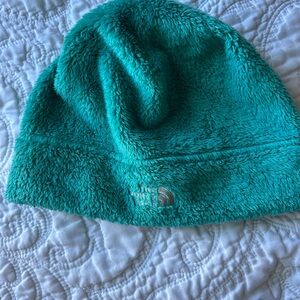 North face fuzzy hat